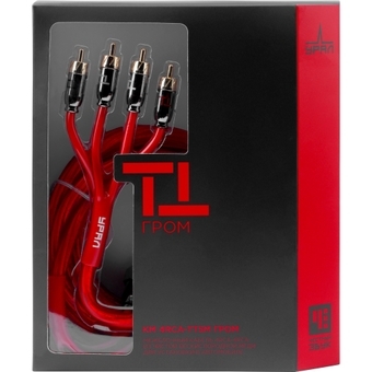 Кабель межблочный URAL 4RCA-TT5M (5м)