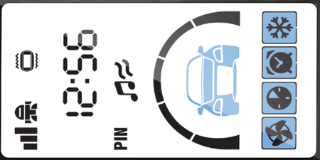 Дисплей для StarLine A93 вертикальный (на шлейфе)